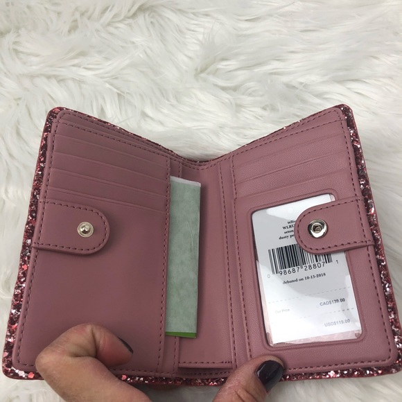 Kate Spade Glitter Wallet Peony - Picture 6 of 8